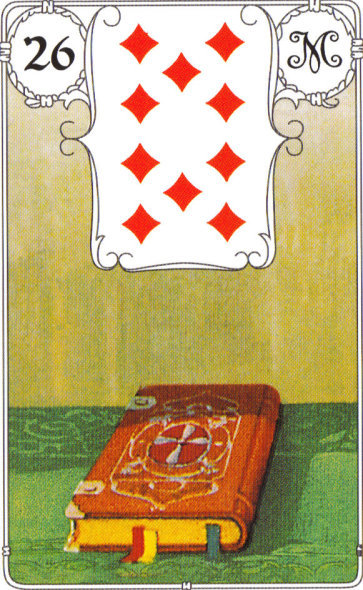 Lenormandkarte 26: Das Buch