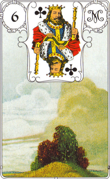 Lenormandkarte 6: Die Wolken