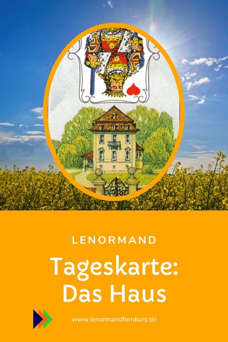 Lenormandkarte 4 Das Haus