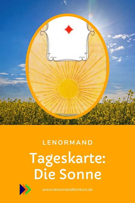 Lenormandkarte 31 Die Sonne